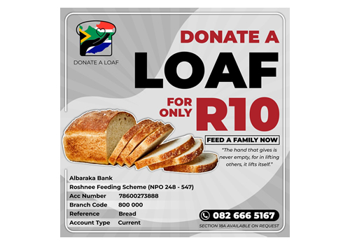 Donate a Loaf feed a family flyer